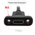 chenyang USB 3.1 Gen 2 10Gbps USB C Male to Female 90 Degree Right Angled Fast Charging Data Transfer Cable, 0.3M