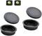 Front Body Cap and Rear Lens Cap Cover for Canon EOS EF/EF-S Lens for Rebel T7 T6 T5 T8i T7i T6i
