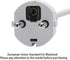 Extension Wall Cord Plug EU Standard for MacBook 11 Inch 13 Inch 60W, MacBook Pro 15-17 Inch 85W Power Adapter