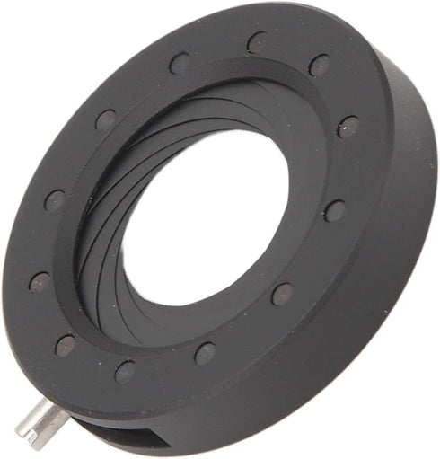 Yscryptoline 12 1.2 18mm Adjustable Iris Aperture Diaphragm, Manual Lens Adapter with Blades, to Aluminum Alloy Iris
