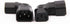 WYMECT 2-Pack C14 C13 Left Angle IEC to Power Adapter PDU Plug for LCD Wall Mount TV