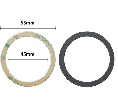 TENOC 3Pcs, Universal Metal Ring Sticker for Magnetic Charger Compatible with iPhone/Samsung/Android All Cellphones