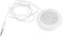 ModFurne 3 5mm MP3 Mini White Pillow Speaker for CD Radio Player