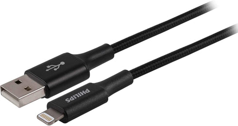 Philips 2 Port Wall Charger Charging Kit, 12W, USB-A to Lightning Cable, for iPhone 12/11/Pro/Max/XS/XR/X/8, iPad Pro,