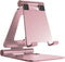 D & K Exclusives Cell Phone Stand for Desk Phone Holder Foldable Portable Adjustable Cradle Dock
