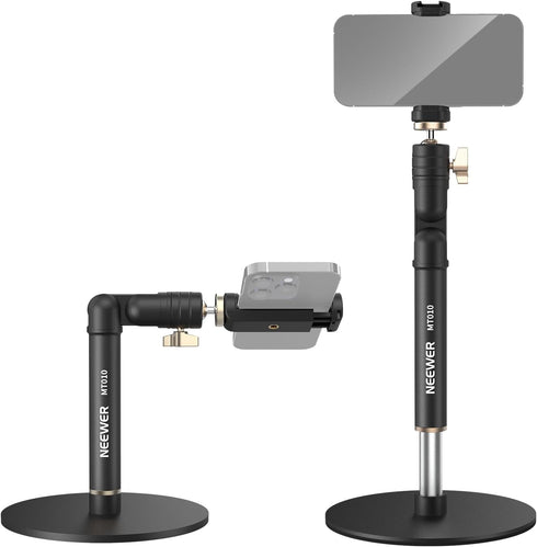 NEEWER Cell Phone Stand for Desk, Adjustable Office Table Phone Holder Mount Compatible