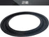 Fielect 4Pcs Foam Speaker Edge Surround Rings Replacement Kit, 4.5inch/115mm, Black for Speaker Repair or DIY