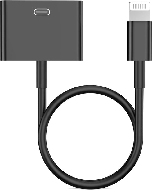 Lightning to 30 Pin Adapter for iPhone, Apple MFi Certified 8-Pin to 30-Pin Female Converter