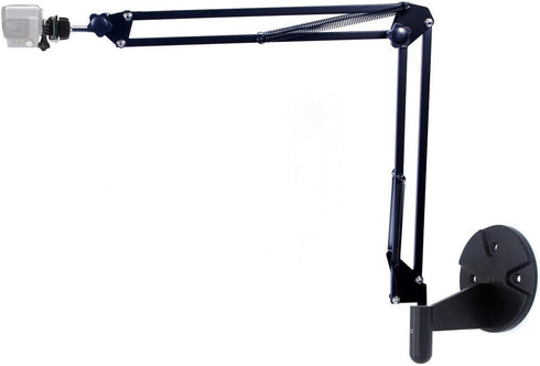 2in1 Wall Phone Mount, Overhead Camera Mount for iPhone Samsung Live Streaming, Craft Videos, Online Lessons