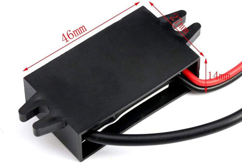 HOMREE 12V/24V 5V DC-DC Converter Step Down Module to Micro USB Output Buck Power Adapter