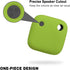 Geiomoo Silicone Case for Tile Mate 2022 Tracker, Soft Flexible Scratch Resistant Cover with Carabiner (Fluorescent