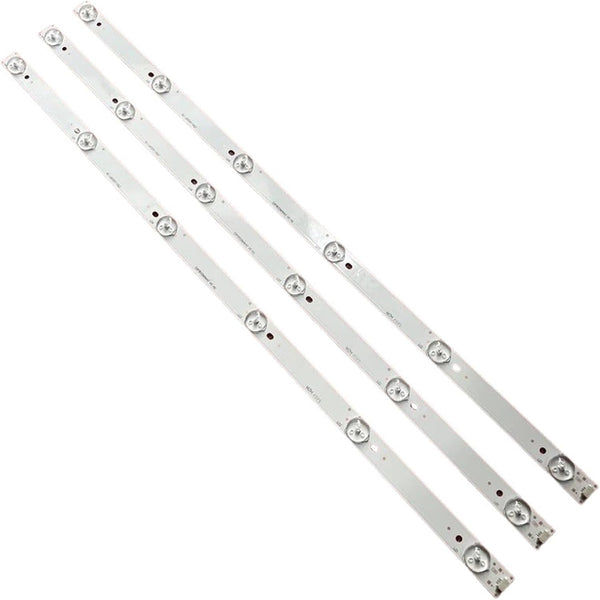 UFDIPLMY 3pcs 6LED LED Backlight Strip Compatible with TV 32ED05U-01B T32ED-06U-01B LED-32B500 32CE650