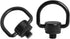 2 Pack D-Type Screw Stainless Steel D Ring Screw for Tripod DSLR Cameras, Quick Release Wrist Strap Sling - Black