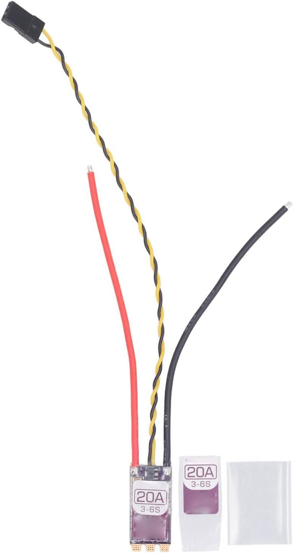 Electronic Speed Controller 32 Bit High Performance 20A Drone ESC with Low