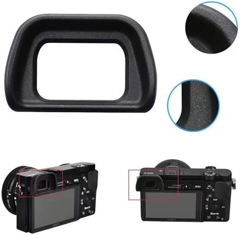 Shenligod 2PCS EP10 A6300 A6100 A6000 Viewfinder Soft Viewfinder Eyecup Eyepiece Eye Cup for Sony Cameras