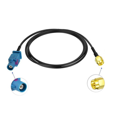 Fakra Z Male to SMA Male 1m 3feet Car Antenna Adapter Cable