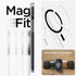 2 Pack Magnetic Adapter Ring, Universal Magnetic Sticker for Magsafe Accessories & Wireless Charging, Black/White