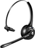 TECKNET Bluetooth Headset, Wireless On-Ear Headphones with Noise Cancelling Mic for Work, Trucker, PC, Office, Call