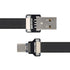 xiwai 2.0M USB 2.0 Type-A Male to Type-C Male Data Flat Slim FPC Cable for Disk, FPV & Phone