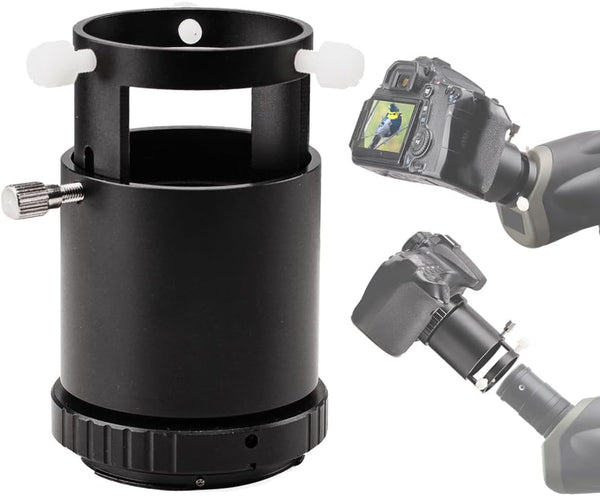 Adjustable Camera Adapter Mount for Nikon SLR with T-Ring - Spotting Scope for Birding and Photography