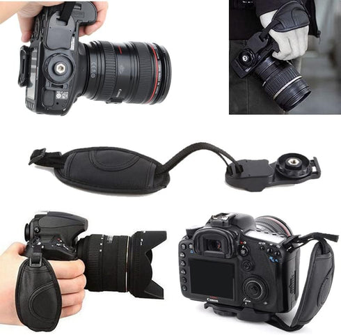 Generic Walway Camera Hand Strap - Secure Grip, Padded Wrist Strap for Nikon, Canon, Sony, DSLR and Mirrorless Cameras