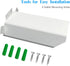 Universal Security Camera Cover Sun Rain Shield, Waterproof Roof for Surveillance Camera, Outdoor Shade Covers