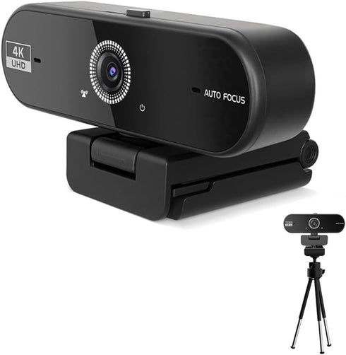 Generic Hprosper 4K Webcam with Microphone for PC, Wide Angle Computer Camera USB