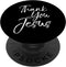 Thank You Jesus PopSocket Grip Christian Faith Bible Quote PopSockets PopGrip: Swappable Grip for Phones & Tablets