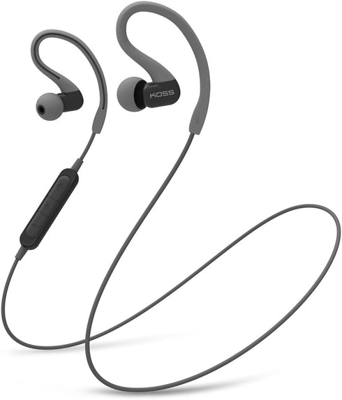 Koss BT232i Wireless Bluetooth Earclips, Sweat Resistant with In-Line Microphone and Volume Control