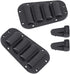 Set -4 1/10 RC Car Intake Grille & Engine Cover Hinge, Plastic Intake Grilles Engine Cover Hinges with Stickers