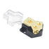 2 Way Power Distribution Block, 0/2/4 AWG Gauge In, 4/8/10 Gauge Out for Car Audio Stereo Amp