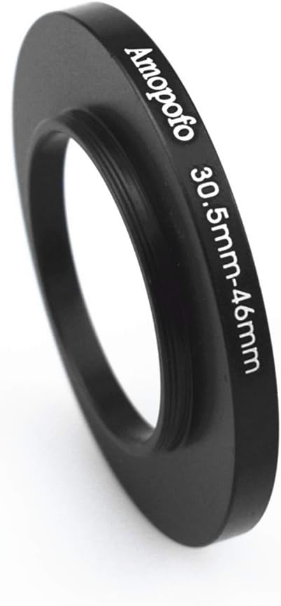 30.5mm to 46mm Camera Filters Ring, Compatible with 30.5mm Camera Lenses, 46mm UV CPL Filter Accessory