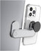 PopSockets Laptop Mount for Phone Grip, Phone Holder for Laptop - Silver