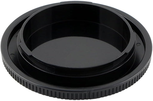 2 Pack Rear Lens Cap and Camera Body Cap Cover Kit for Canon EOS R50 R10 R8 R7 R6 R6 Mark II R5C R5 R3 RP R Ra RF
