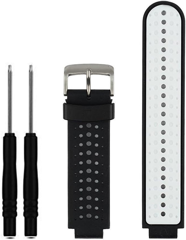 Soft Silicone Replacement Watch Band - for Garmin Forerunner 230/235/220/620/630/735 Smart Watch