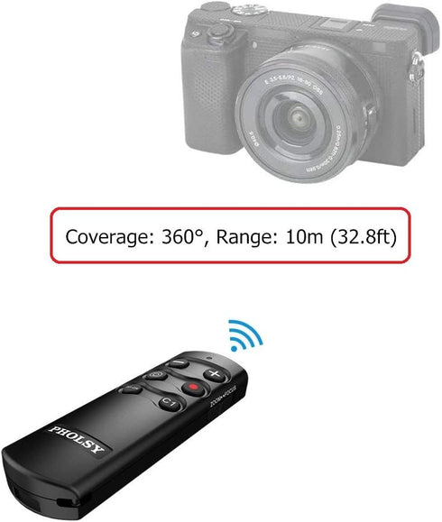 RMT-P1BT Bluetooth Camera Remote, Wireless Shutter Commander Compatible with Sony a1, a6700, a6400, a6600, a7C, RX100M7
