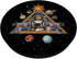 Spiritual Astronaut Meditates In Space, Galaxy PopSockets Adhesive PopGrip