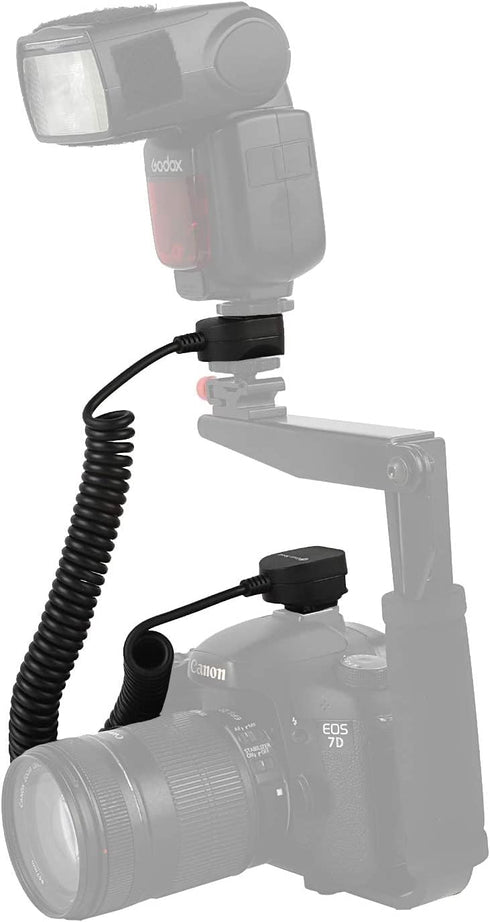 Off-Camera Shoe Cord for Sony ZV-1 A9 A7 Series Cameras, TTL Off Camera Flash Speedlite Cord