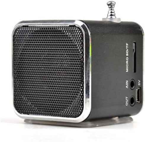 Eboxer Portable Mini Speaker Music Player FM Radio Stereo Speaker Support TF Card and U Disk, Brief Design, Perfect
