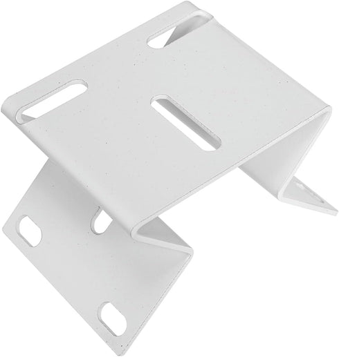 Small Size External Wall Corner Mounting Bracket for PTZ Camera, 90 Degree Vertical Wall Angle Support (White - Steel)