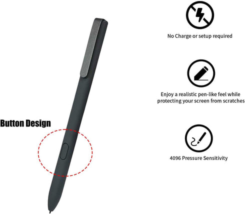 Stylus Pen for Remarkable 2 - Replacement Pen with Palm Rejection, Compatible with Remarkable 1, Includes Pen Tips