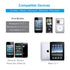 AGVEE 2 Pack 10ft Charging Cable, MFI Certified 30 Pin Braided Heavy Duty Fast Charger Cord for iPhone 4/4S, iPad
