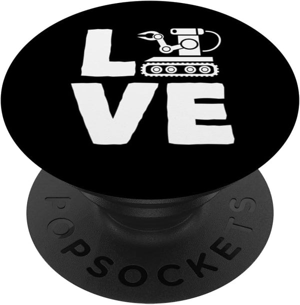 Robotics Lover Robot Love, Funny Engineering PopSockets Standard PopGrip