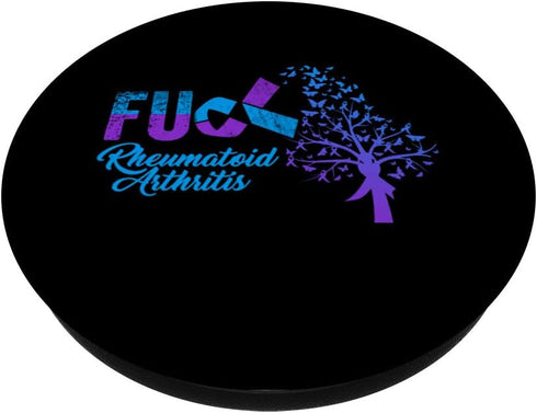 Rheumatoid Arthritis Support PopSockets Swappable PopGrip, Family Warrior Design