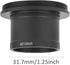1.25 Inch T Adapter Telescope Camera Adapter, 1.25" T Mount Eyepiece Lens Ring with M42 x 0.75 Thread