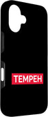 Statement Quote Culture 16 Tempeh (Funny Asien Food Statement) Case for iPhone