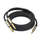 3.5mm (1/8") TRS to Dual 6.35mm (1/4") TS Mono Breakout Cable, (3.3 FT - 1pack) Y Splitter Stereo Cord Adapter
