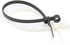 THE CIMPLE CO 7 inch White Nylon Zip Ties (Wire, Cable Ties) - Strong, Indoor and Outdoor Rated, 100 Pack