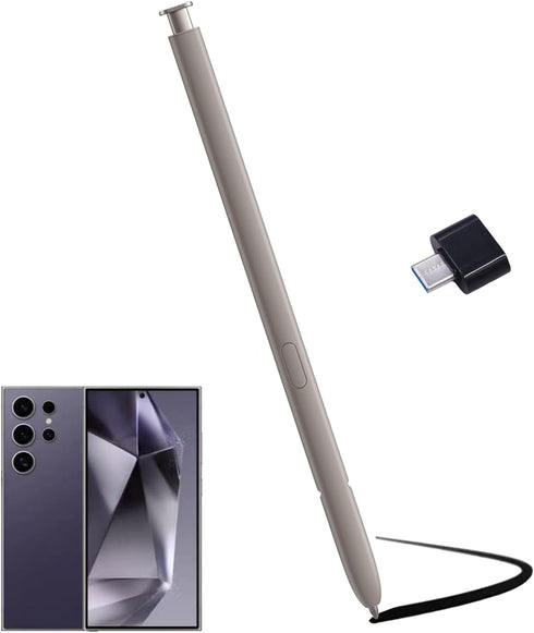Galaxy S24 Ultra S Pen Replacement for Samsung Galaxy S24 Ultra, Violet Type-C Converter