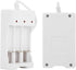 Portable Universal Rechargeable 3.6V Smart Charger for AA and AAA Batteries, Three Slots